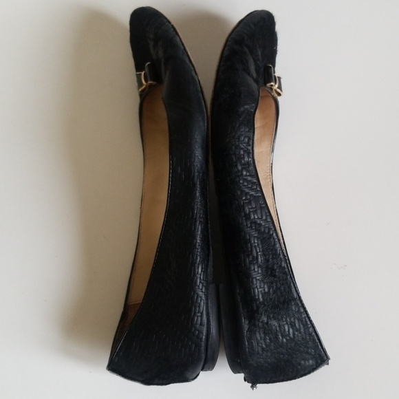 Lucy Choi Puck Woven Calf Hair Bow Ballet Flat 39 - Picture 6 of 8